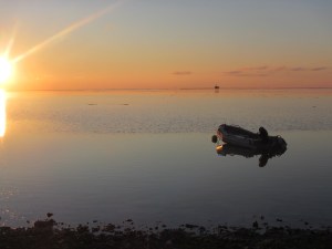 Coring in paradise (Photo. J Webster)